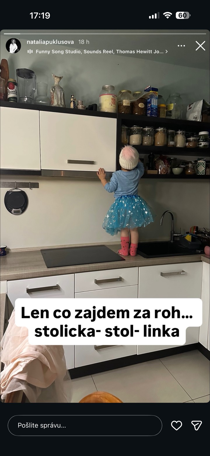 Herečka, Natália Puklušová, Dcéra, Herečka